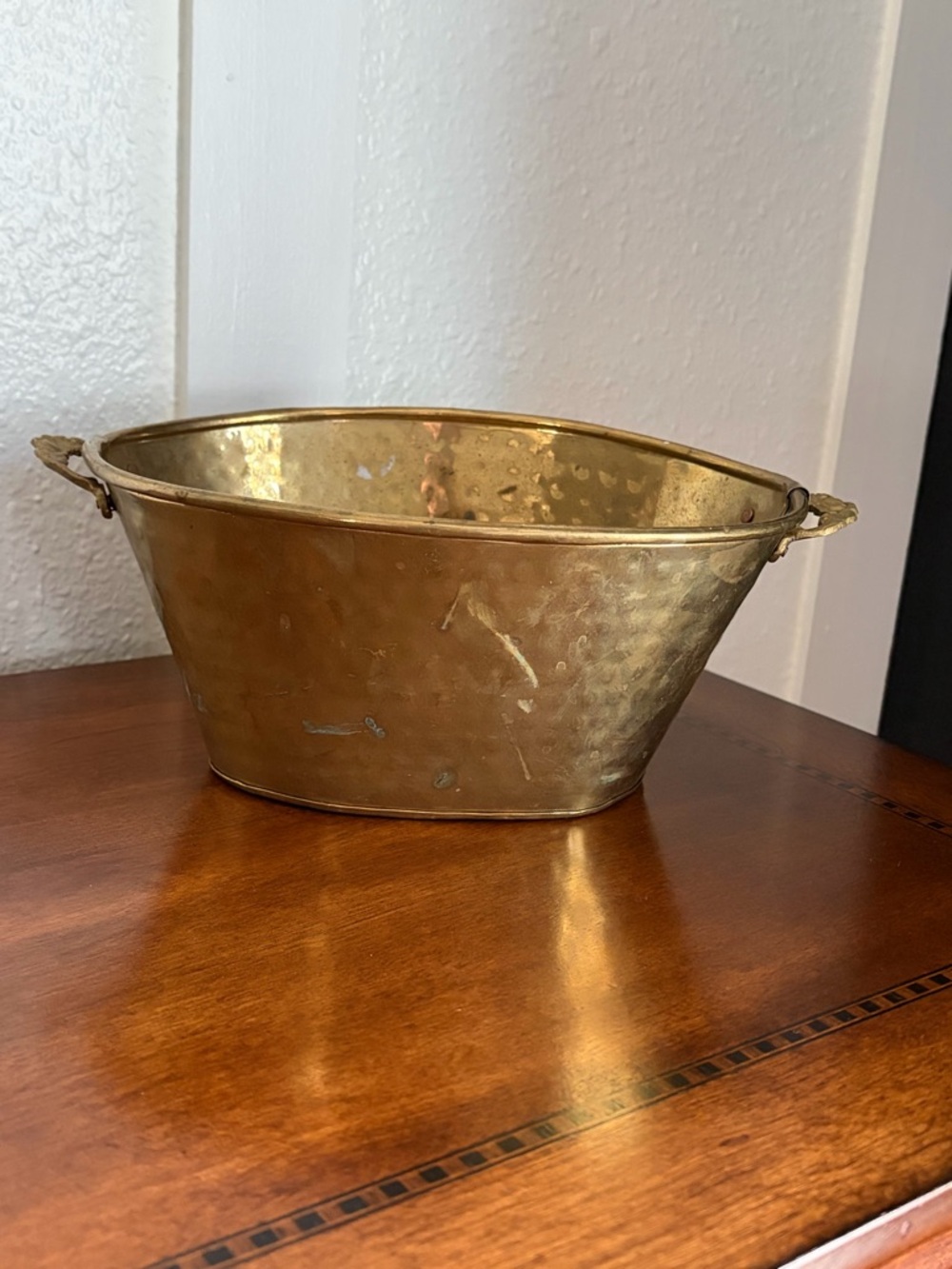 Vintage Brass Planters 2 Pieces - Picture 3 of 15